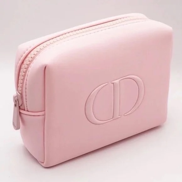 NIB DIOR Bag Pink Large Pouch Case NEW with BOX - Picture 2 of 5